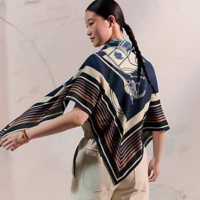 Brown - Cashmere shawls and stoles | Hermès Mainland China Brown - Cashmere shawls and stoles | Hermès Mainland China